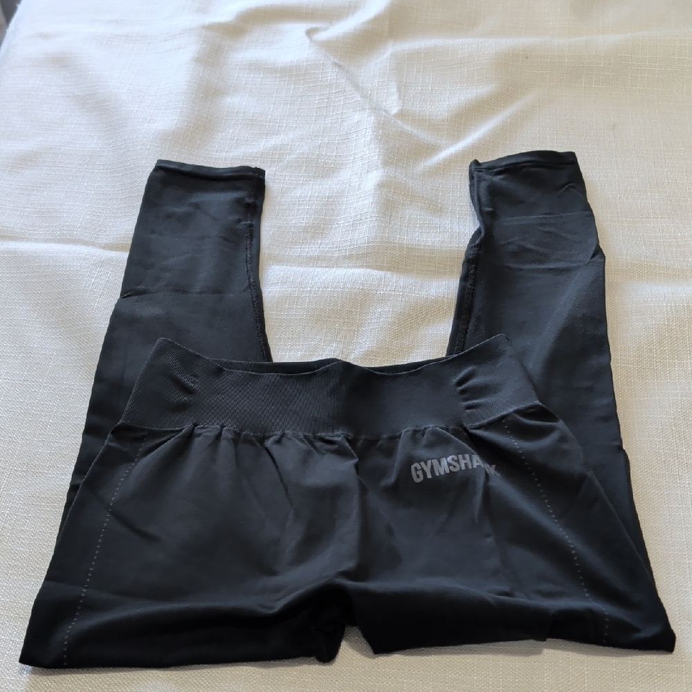 Gymshark Black Seam-Detail High-Waist Leggings